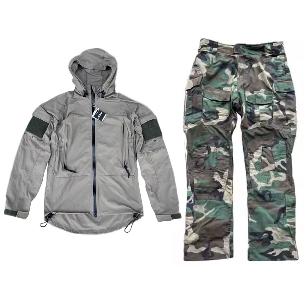 Windproof Jacket Softshell - 전술 톰 ORC 그레이 소프트 쉘