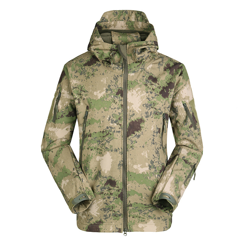 Windproof Jacket Softshell - 전술용 톰 남성용 아웃도어 어드벤처 위장