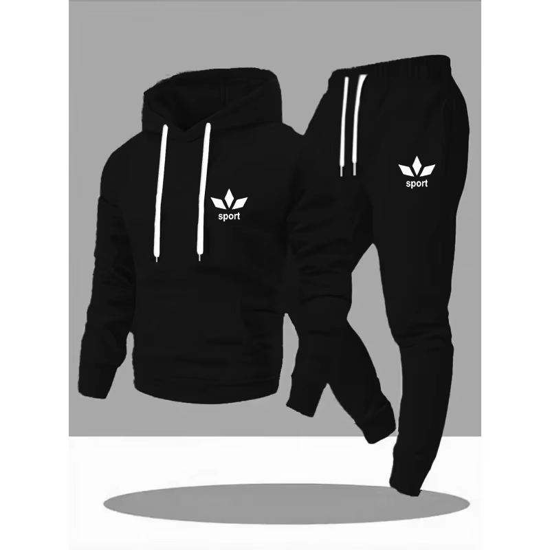 Winter Clothing Outdoor - 2026 남성 캐주얼 스포츠 후드티 긴바지