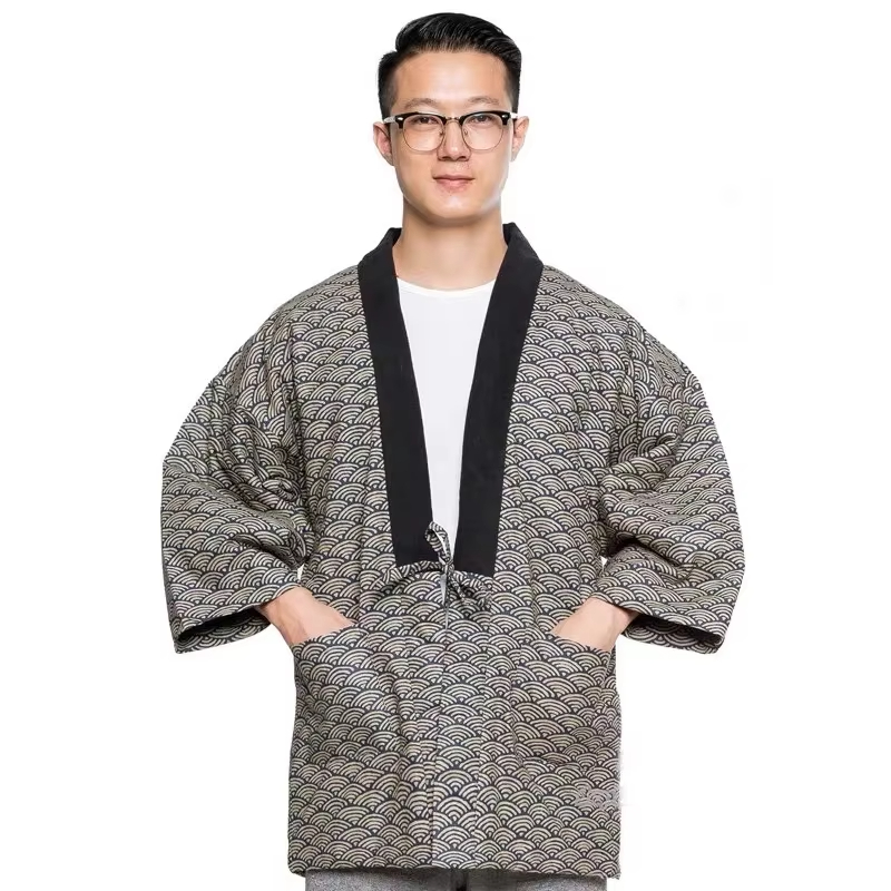 Traditional Winter Japanese Clothing - 2025 헨텐 재킷 남성용 패딩 코튼