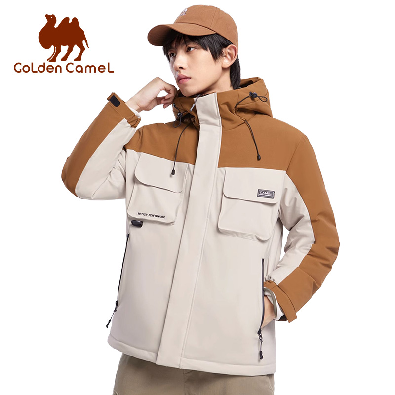Windproof Jacket Softshell - GOLDEN CAMEL 하이킹 재킷 여성용 플리스