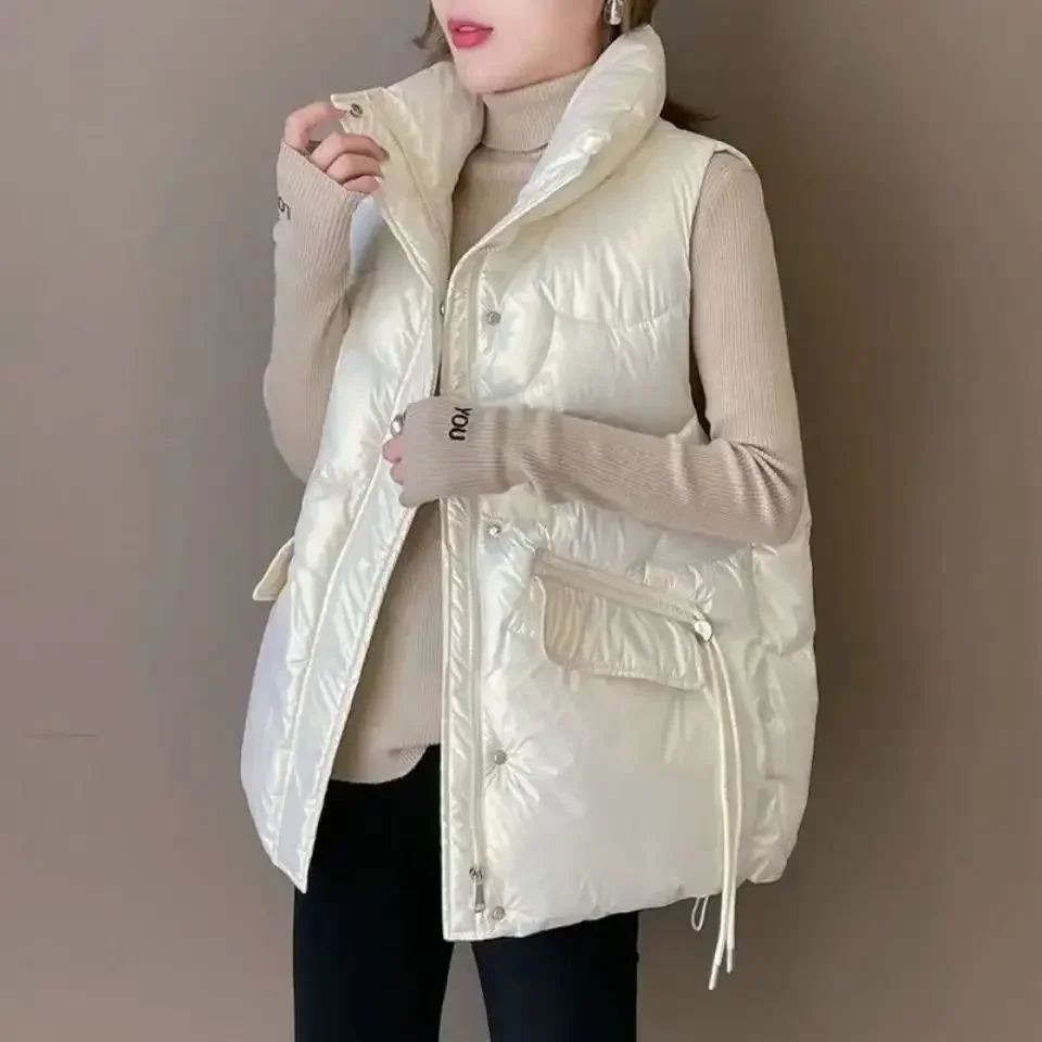 Winter Clothing On Sale Women'S - 여성용 다운 조끼, 하프 퀼트, 루즈한