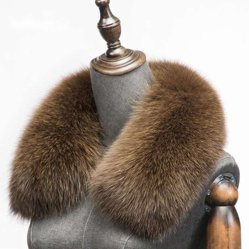 Winter Clothing Clearance - 겨울 천연 여우 모피 스카프 스퀘어