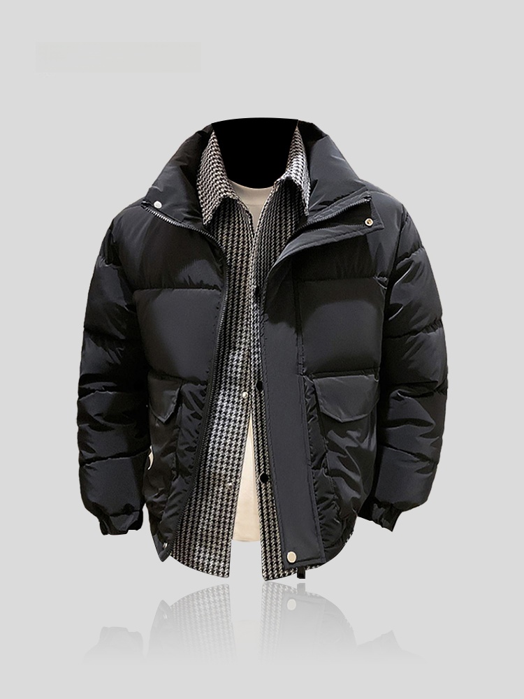 Winter Sun Clothing - 두꺼운 다운 코튼 재킷 남성 캐주얼