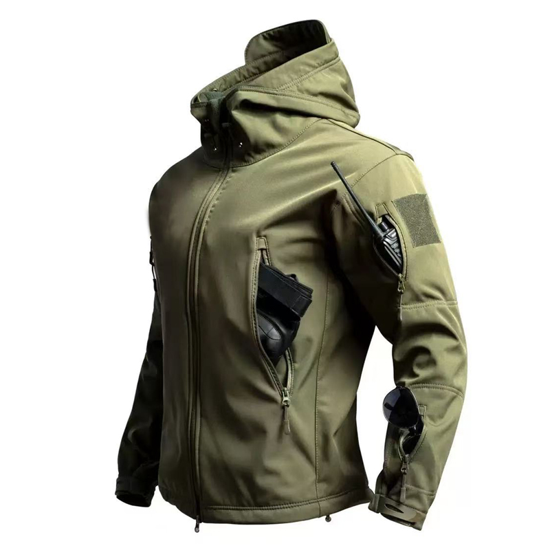 Windproof Jacket Softshell - 남자 군사 전술 겨울 가을 따뜻한