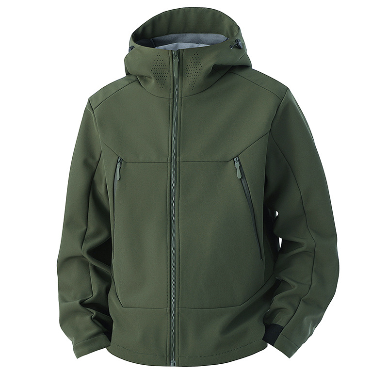 Windproof Jacket Softshell - 남성용 소프트쉘 자켓 방풍 방수 아웃도어