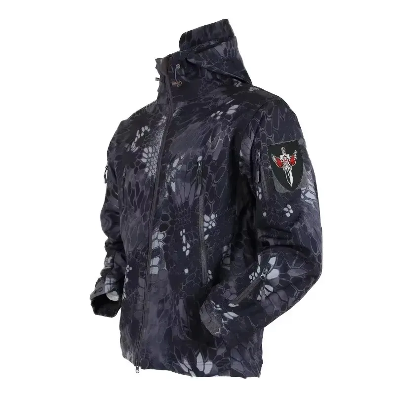 Windproof Jacket Softshell - 5XL 6XL CP 위장 소프트 쉘