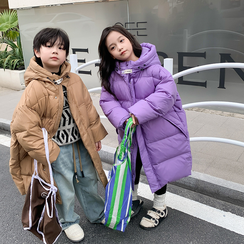 아동용 무릎 위 두꺼운 중간 길이 다운 재킷 2025  - Winter Clothing Activity 리뷰 및 가격