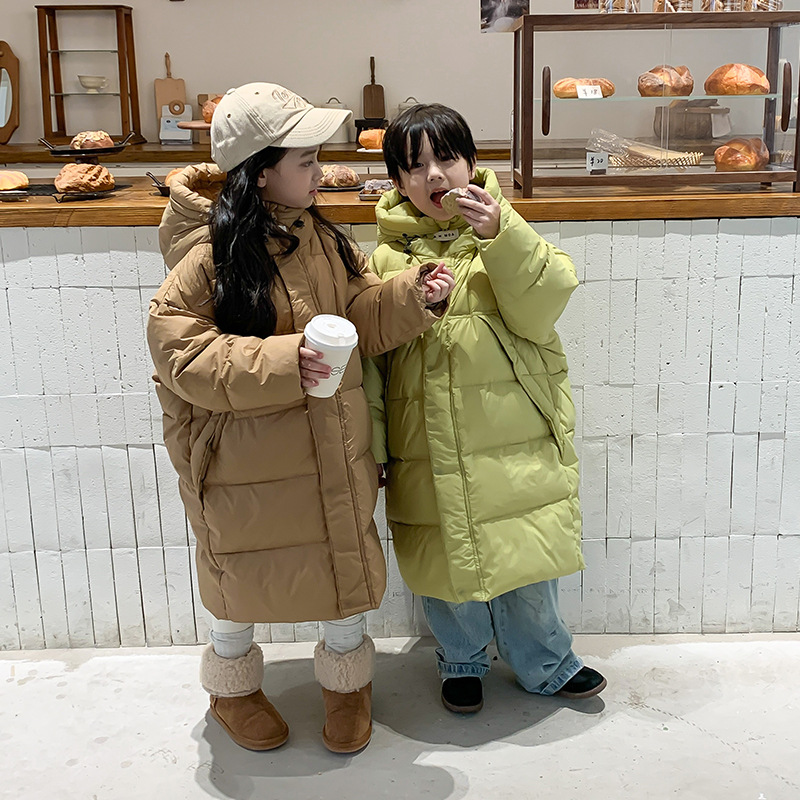 아동용 무릎 위 두꺼운 중간 길이 다운 재킷 2025  - Winter Clothing Activity 리뷰 및 가격