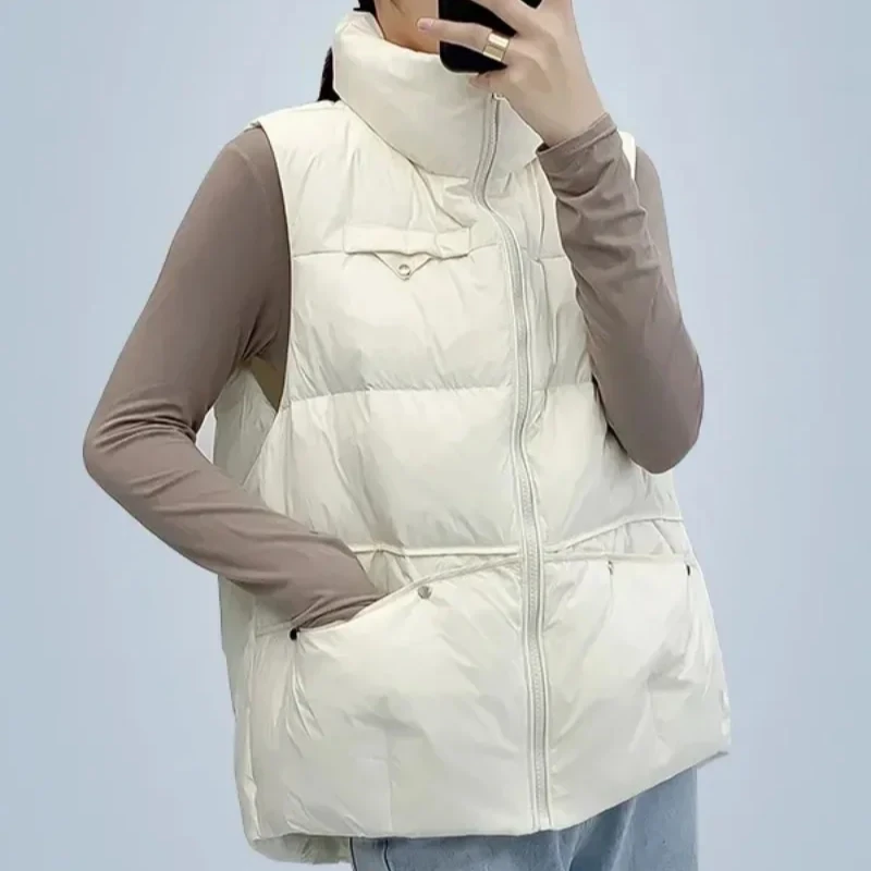 여성용 루즈 패딩 코튼 조끼, 따뜻하고 저렴한 젊음 코 - Winter Clothing On Sale Women'S 리뷰 및 가격
