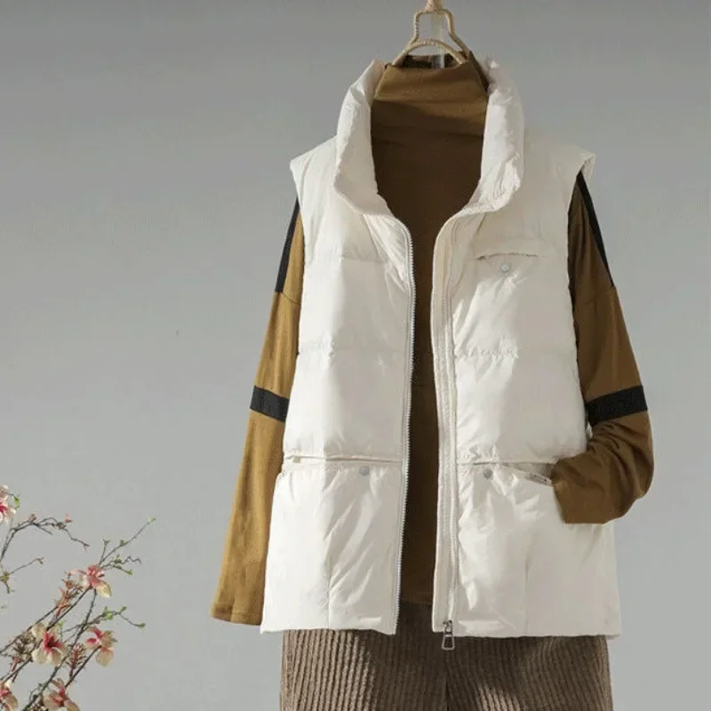 여성용 루즈 패딩 코튼 조끼, 따뜻하고 저렴한 젊음 코 - Winter Clothing On Sale Women'S 리뷰 및 가격