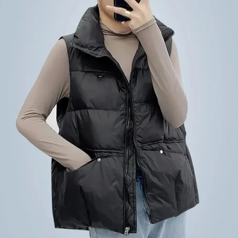 여성용 루즈 패딩 코튼 조끼, 따뜻하고 저렴한 젊음 코 - Winter Clothing On Sale Women'S 리뷰 및 가격