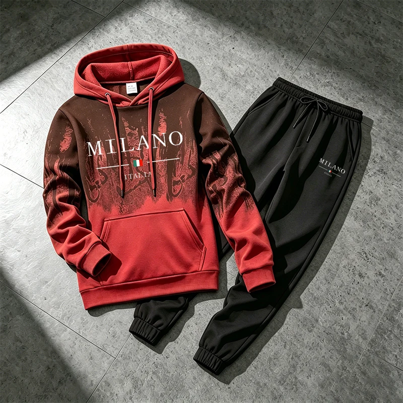 스플래시 잉크 남성용 후드티 트랙수트 캐주얼 스웨트셔츠 - Winter Clothing Outdoor 리뷰 및 가격