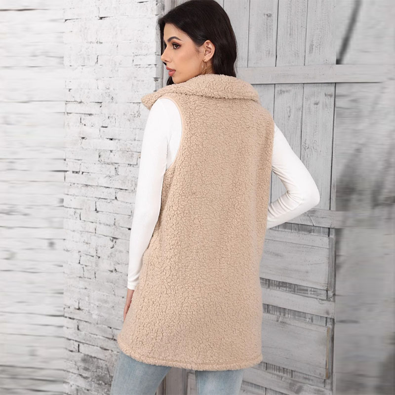 여성용 양털 조끼 클래식 스타일 저렴한 겨울 의류 코트 - Winter Clothing On Sale Women'S 리뷰 및 가격