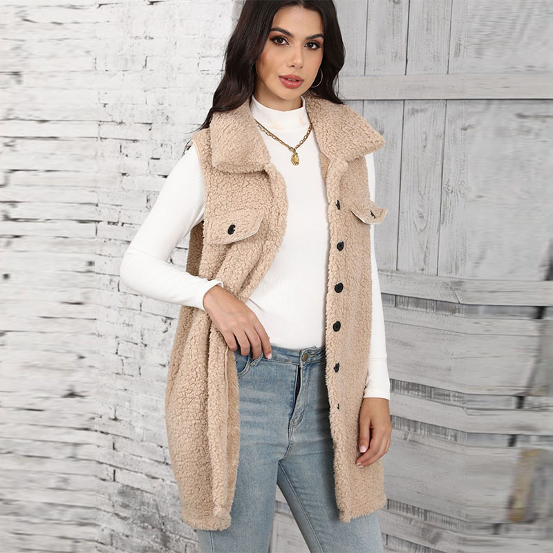 여성용 양털 조끼 클래식 스타일 저렴한 겨울 의류 코트 - Winter Clothing On Sale Women'S 리뷰 및 가격
