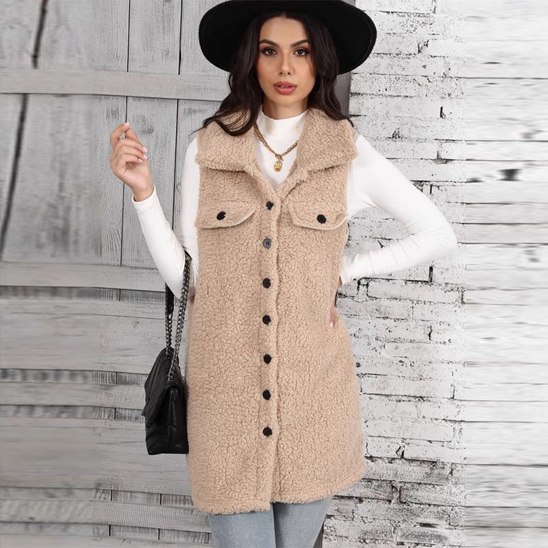 여성용 양털 조끼 클래식 스타일 저렴한 겨울 의류 코트 - Winter Clothing On Sale Women'S 리뷰 및 가격