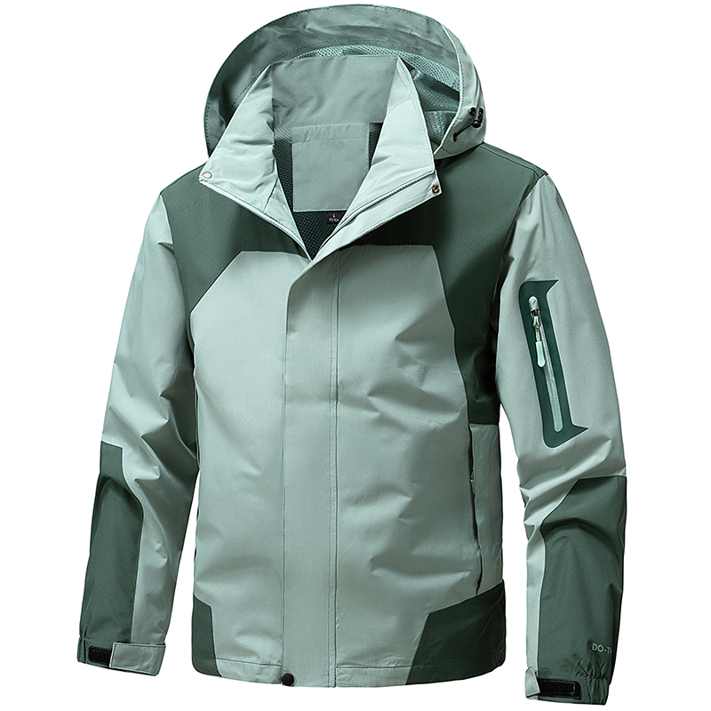 소프트쉘 아웃도어 자켓 남성용 지퍼업 후드 방수 자켓  - Windproof Jacket Softshell 리뷰 및 가격