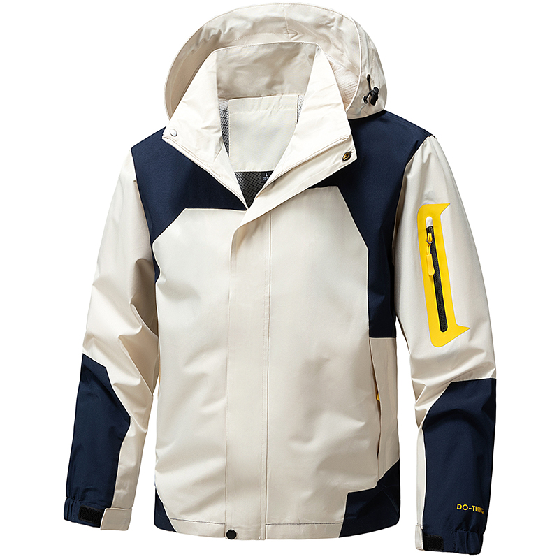 소프트쉘 아웃도어 자켓 남성용 지퍼업 후드 방수 자켓  - Windproof Jacket Softshell 리뷰 및 가격