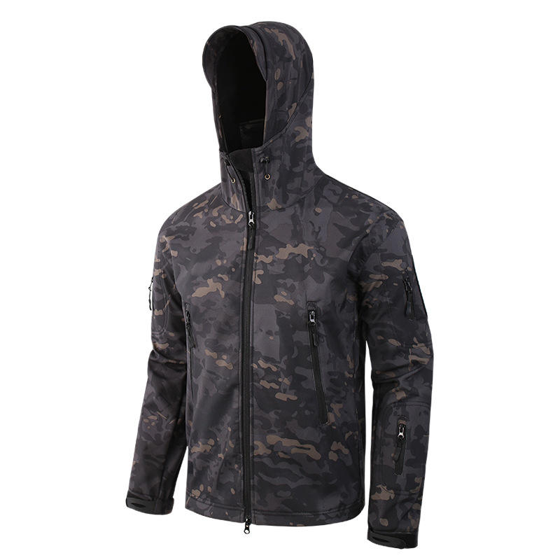 전술용 톰 남성용 아웃도어 어드벤처 위장 세트: 상어  - Windproof Jacket Softshell 리뷰 및 가격