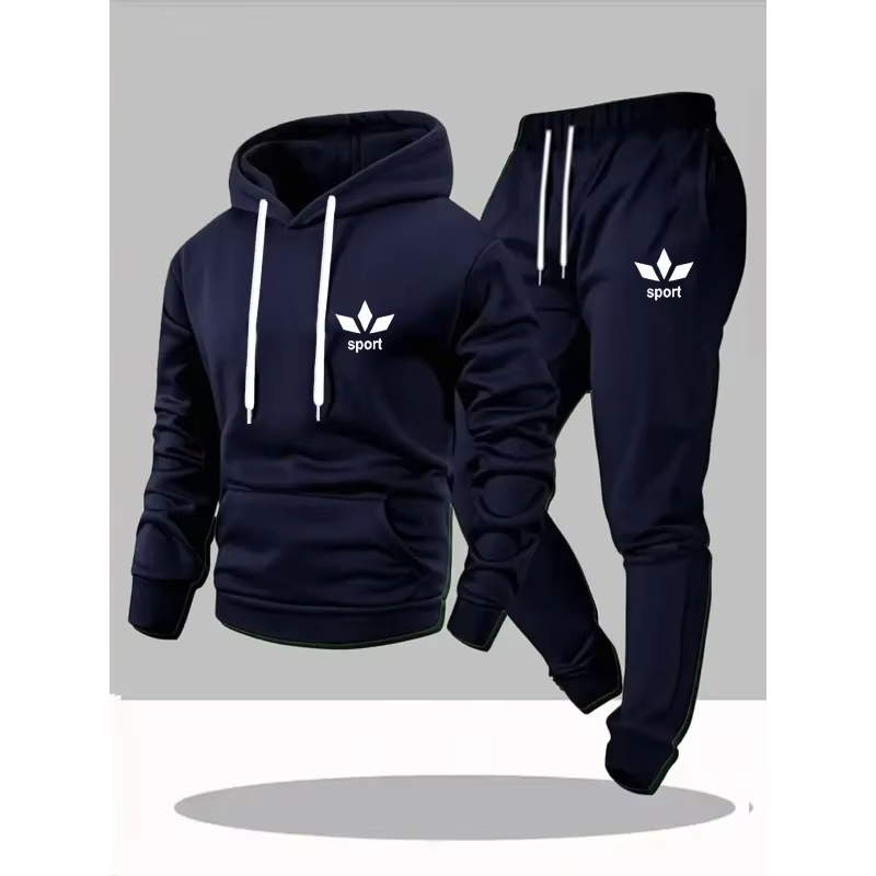 2026 남성 캐주얼 스포츠 후드티 긴바지 세트 야외  - Winter Clothing Outdoor 리뷰 및 가격