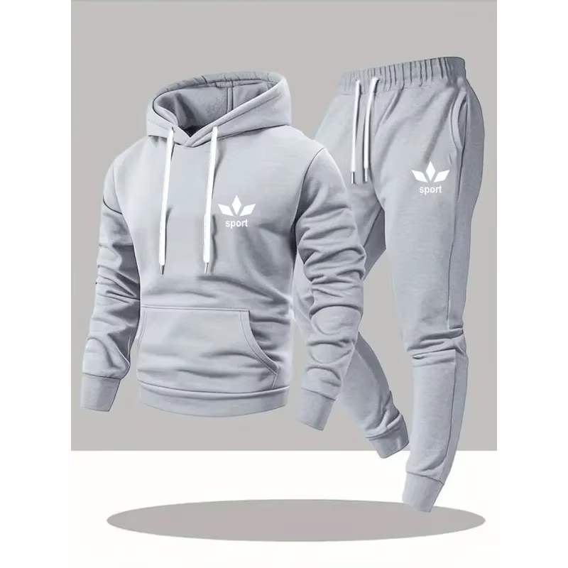 2026 남성 캐주얼 스포츠 후드티 긴바지 세트 야외  - Winter Clothing Outdoor 리뷰 및 가격