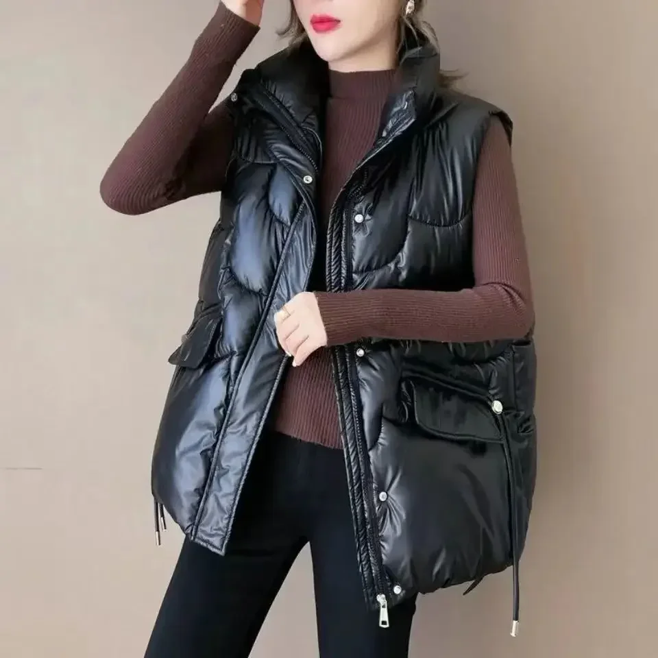 여성용 다운 조끼, 하프 퀼트, 루즈한 짧은 겨울 의류 - Winter Clothing On Sale Women'S 리뷰 및 가격