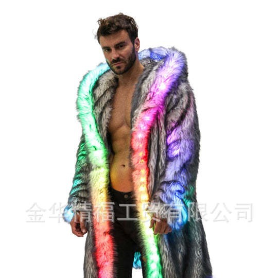 가짜 모피 코트 남자 후드 겉옷 편안한 두꺼운 겨울 따 - Winter Clothing Clearance 리뷰 및 가격