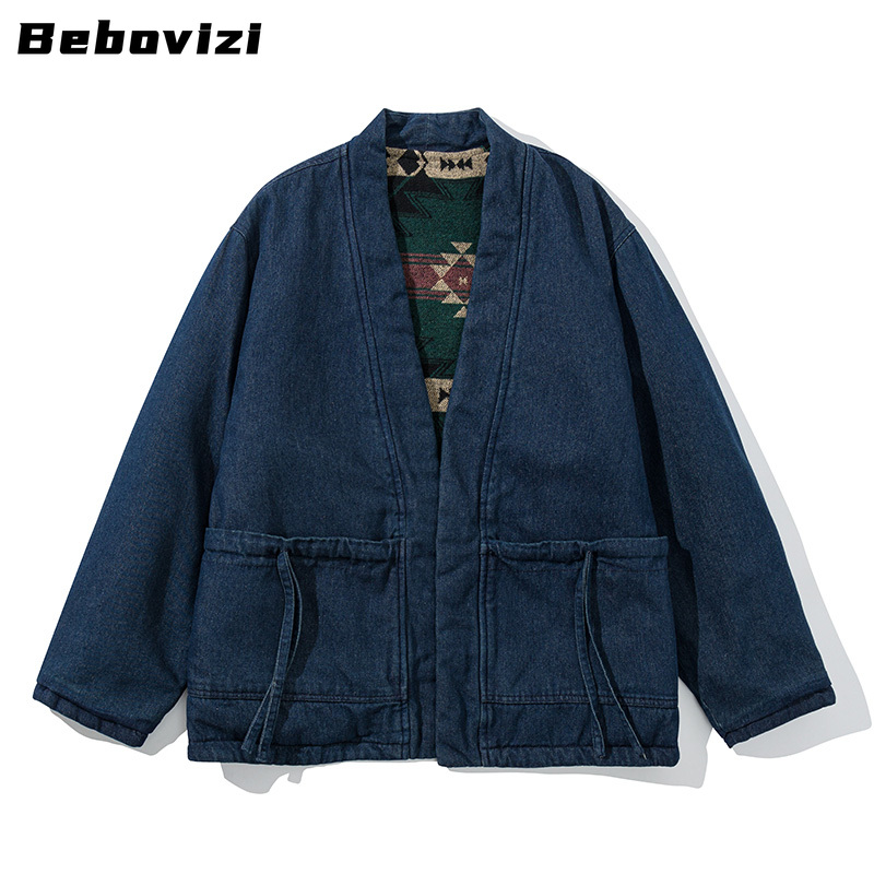빈티지 가역 코트, 일본 포켓 가디건, 따뜻한 재킷 코 - Traditional Winter Japanese Clothing 리뷰 및 가격