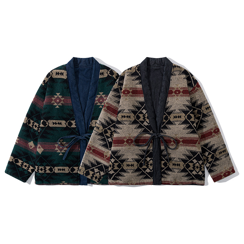 빈티지 가역 코트, 일본 포켓 가디건, 따뜻한 재킷 코 - Traditional Winter Japanese Clothing 리뷰 및 가격