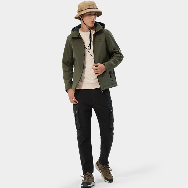 GOLDEN CAMEL 남성용 하이킹 재킷 소프트 쉘  - Windproof Jacket Softshell 리뷰 및 가격