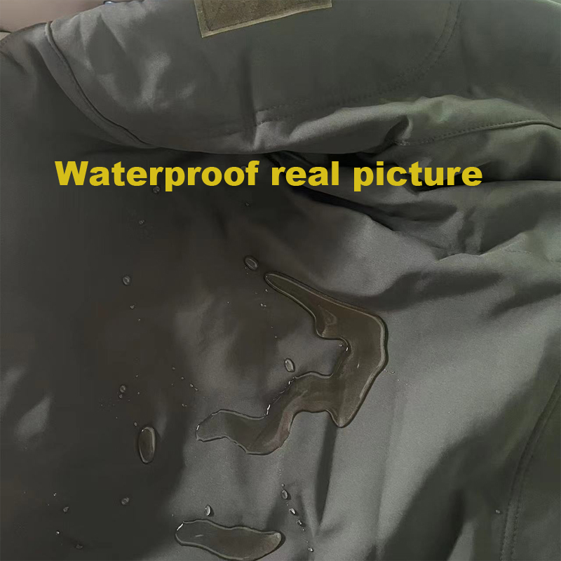 남자 군사 전술 겨울 가을 따뜻한 상어 가죽 양털 후드 - Windproof Jacket Softshell 리뷰 및 가격