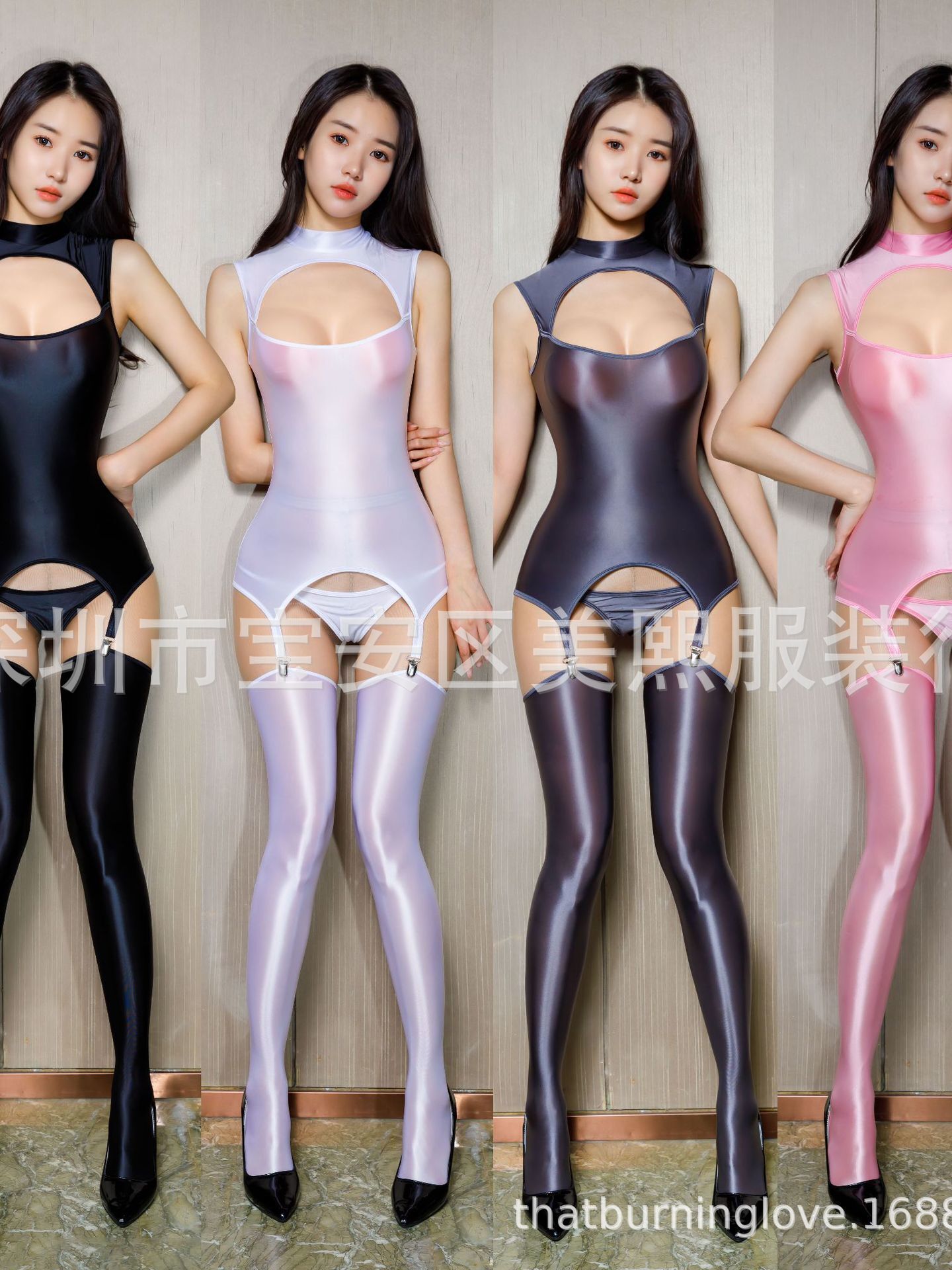 행잉 넥 할로우 아웃 하이 스트릿 샤이니 오일, 고탄성 - Winter Clothing Clearance 리뷰 및 가격