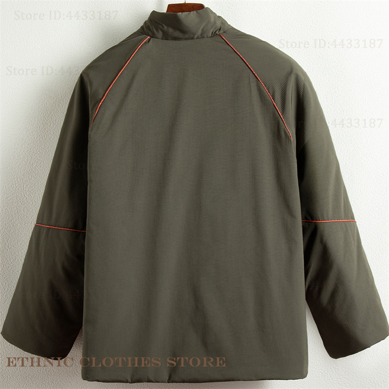 대형 사이즈 3XL 4XL 남성용 면 패딩 재킷 일본식 - Traditional Winter Japanese Clothing 리뷰 및 가격