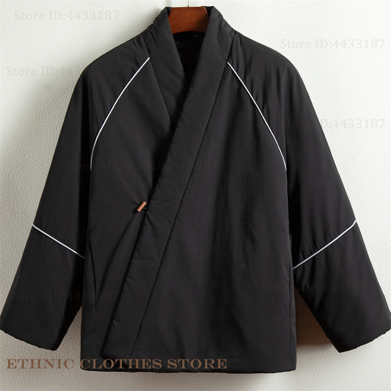 대형 사이즈 3XL 4XL 남성용 면 패딩 재킷 일본식 - Traditional Winter Japanese Clothing 리뷰 및 가격